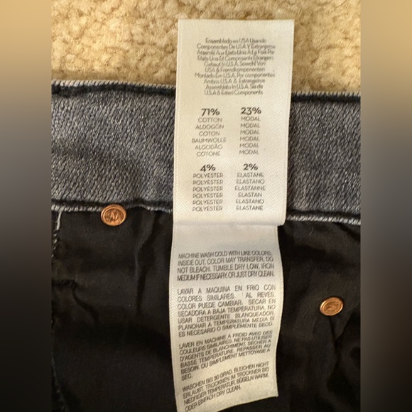 MOTHER THE PIXIE DAZZLE ANKLE FRAY jeans Digging up Dirt Size 29 - Picture 8 of 10